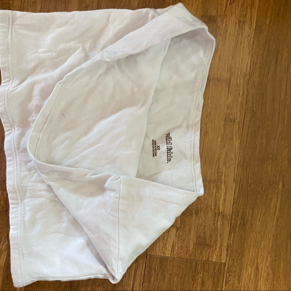 Xs white tube top. no damage.